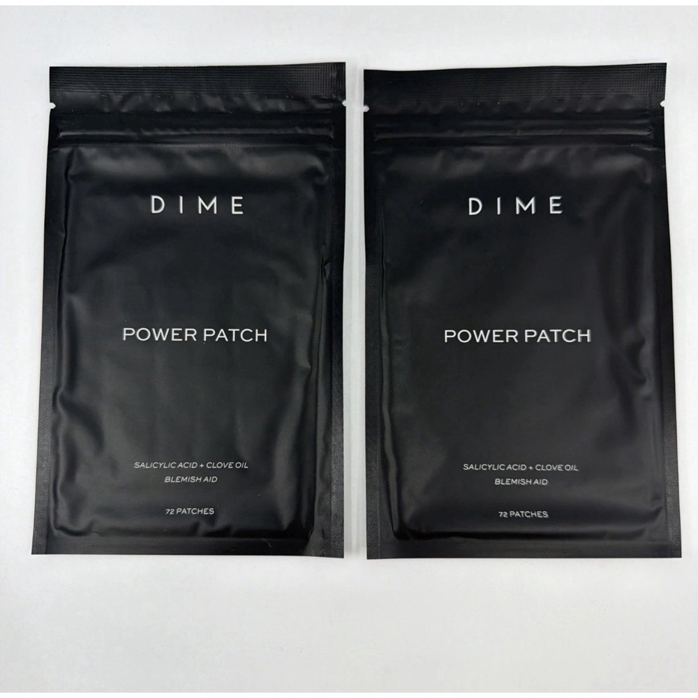 Dime Beauty Power Patch 2 PACK Hydrocolloid Pimple Patches Salicylic Acid NEW